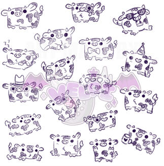 Cow Doodles